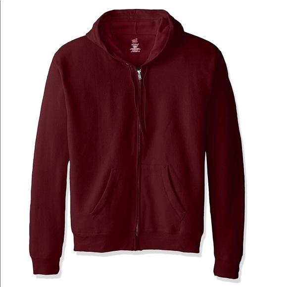 HANES Ecosmart full zip fleece hoodie - Picture 4 of 6